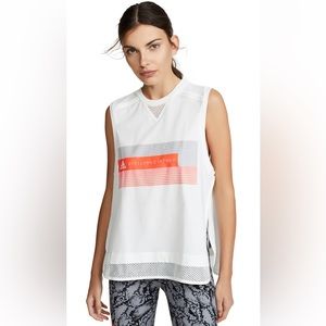Adidas Stella McCartney white athletic tank top